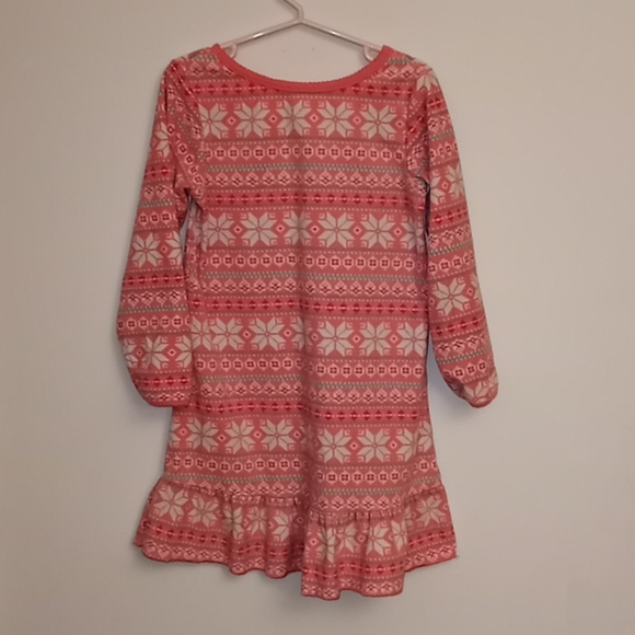 Snowflake Long Sleeve Nightgown - Picture 3 of 6